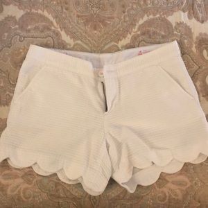 White Lilly Pulitzer buttercup shorts